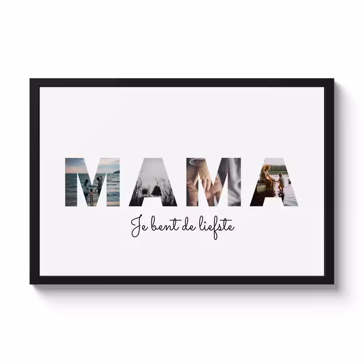 Poster met lijst - Mama — 1