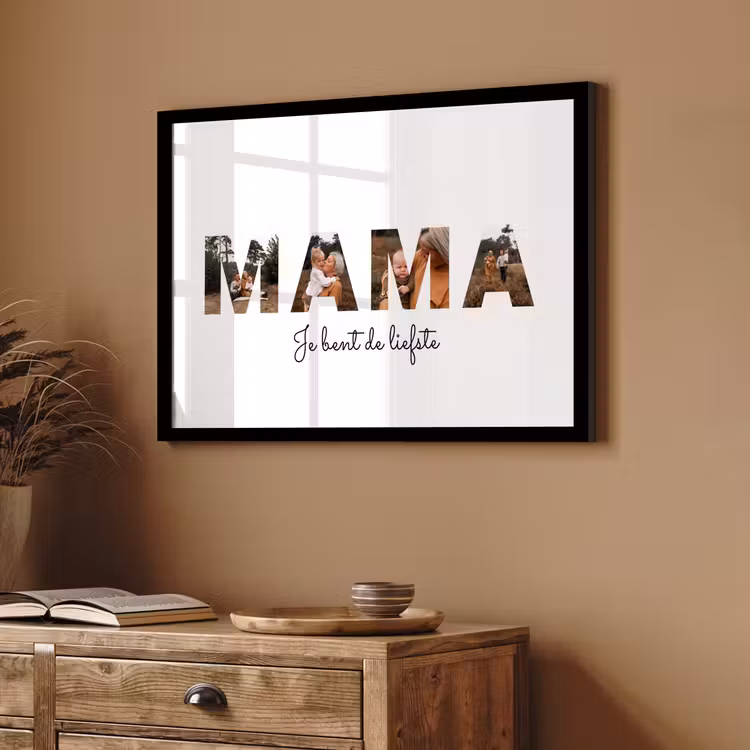 Poster met lijst - Mama — 3