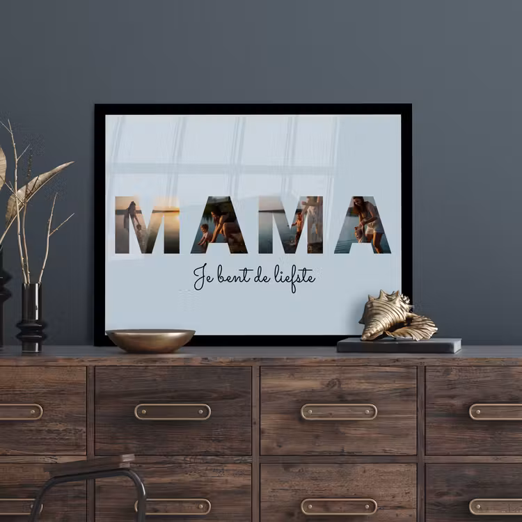 Poster met lijst - Mama — 5