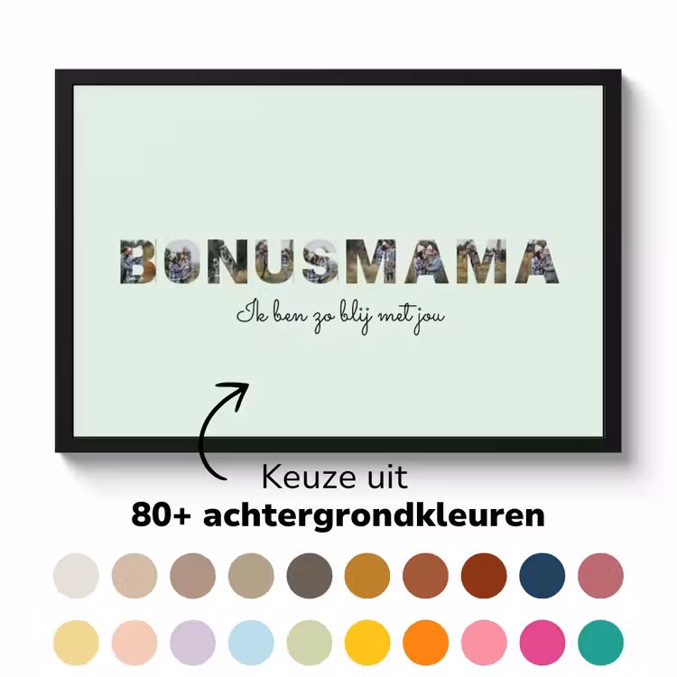Poster met lijst - Bonusmama — 5