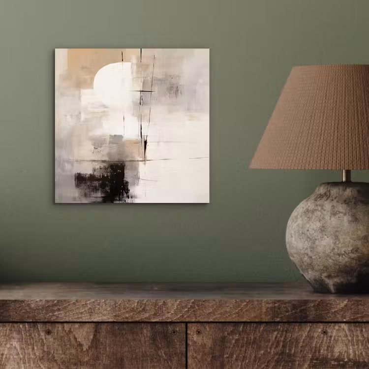 Aluminium schilderij - Abstract - Kunst - Grijs — 3