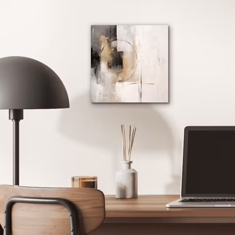 Aluminium schilderij - Kunst - Abstract - Grijs - Industrieel — 6