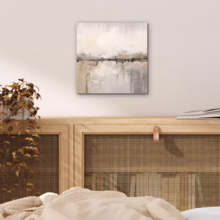Aluminium schilderij - Moderne kunst - Abstract - Beige — 4