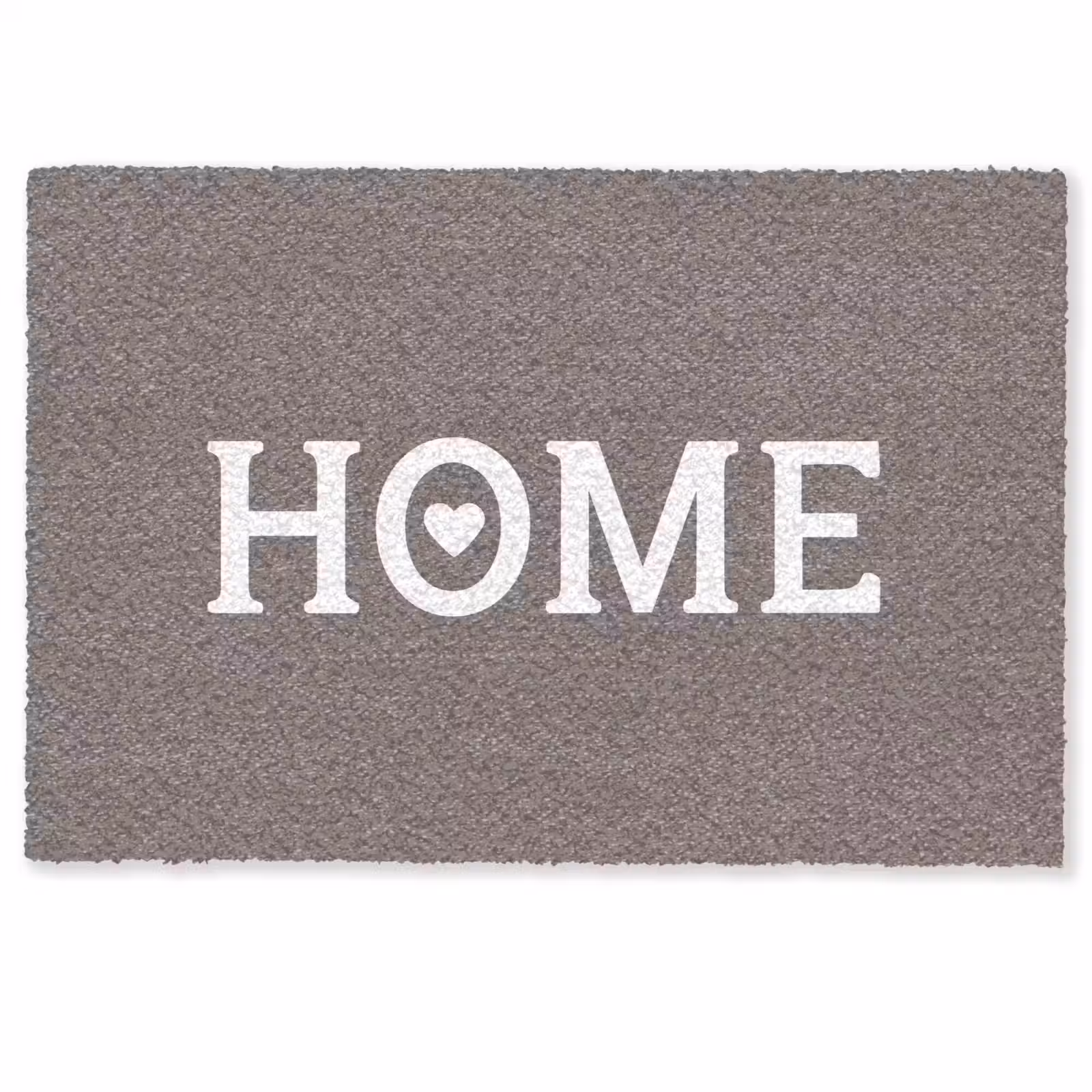 Deurmat - Home - Tekst - Taupe — 1