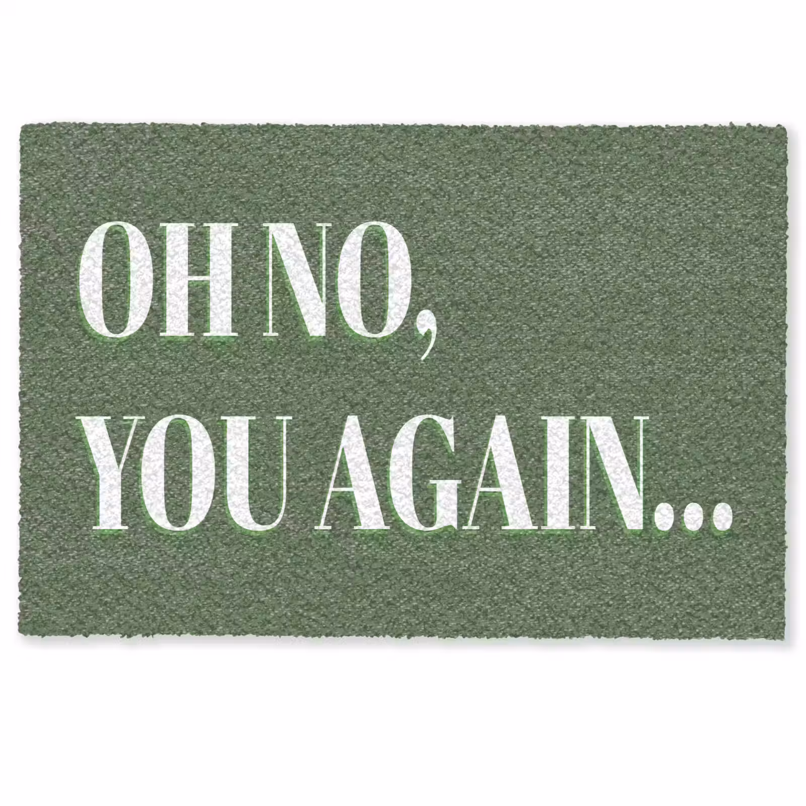 Deurmat - Quote - Green — 1