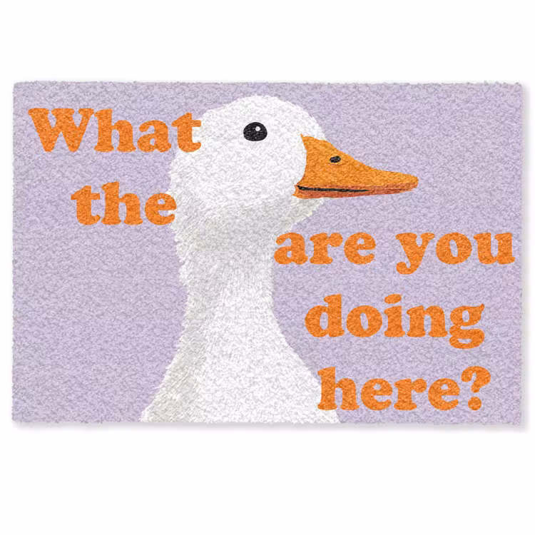 Deurmat - Duck - Animal - Quote — 1