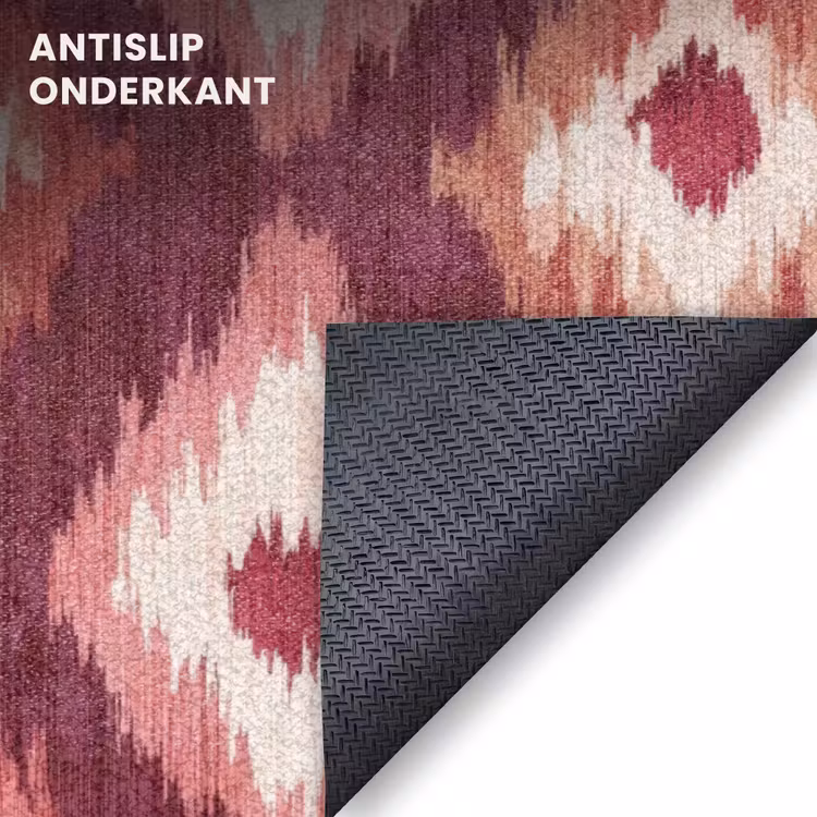 Deurmat - Diamantvormen - Roze - Patroon - Textuur — 6