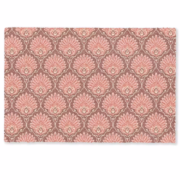 Deurmat - Waaiermotief - Patroon - Roze — 1