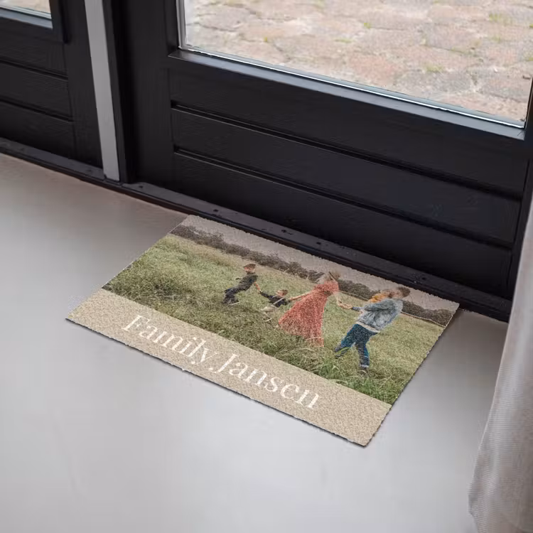 Personaliseerbare deurmat - Eigen - Foto - Balk - Onder — 2