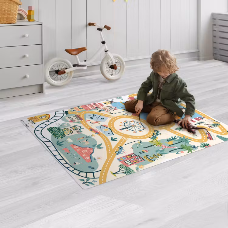 Speelkleed - Reuzenrad - Stad - Dieren - Auto - Kinderen — 2