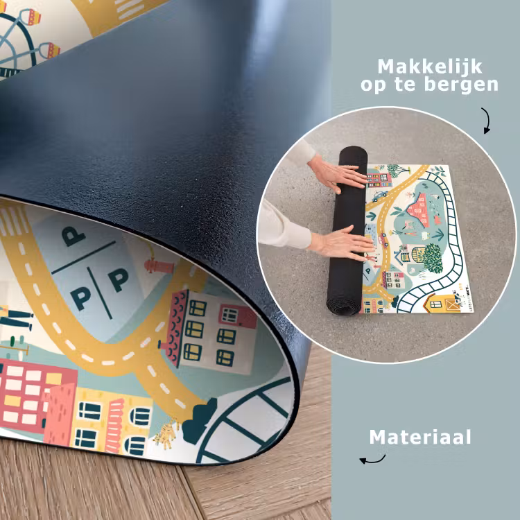 Speelkleed - Reuzenrad - Stad - Dieren - Auto - Kinderen — 6