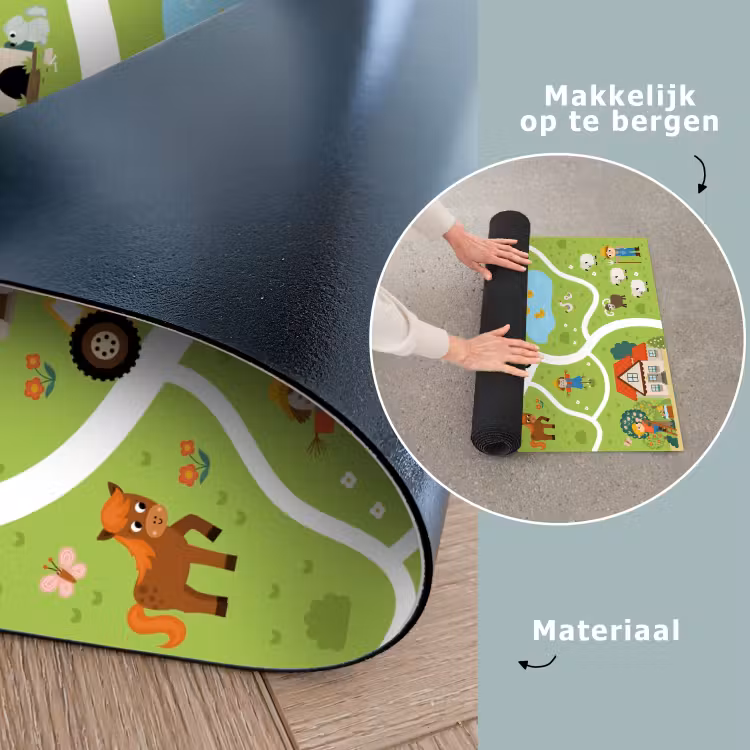 Speelkleed - Speelmat - Boerderij - Boerenmarkt - Eendenvijver — 6