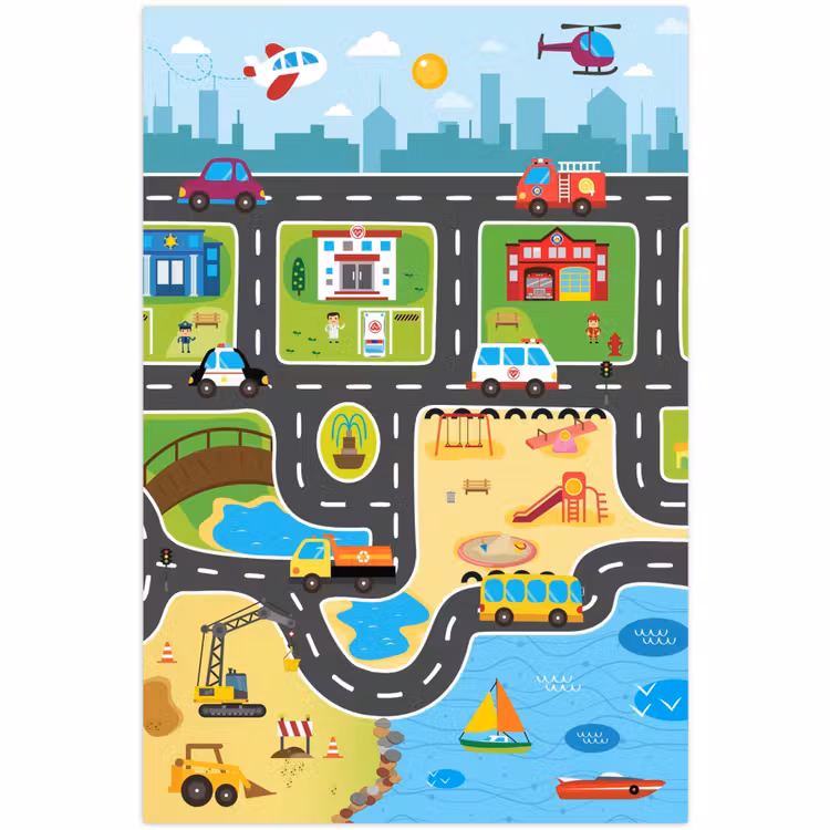 Speelkleed - Speelmat - Stad - Stadsleven - Strand — 1