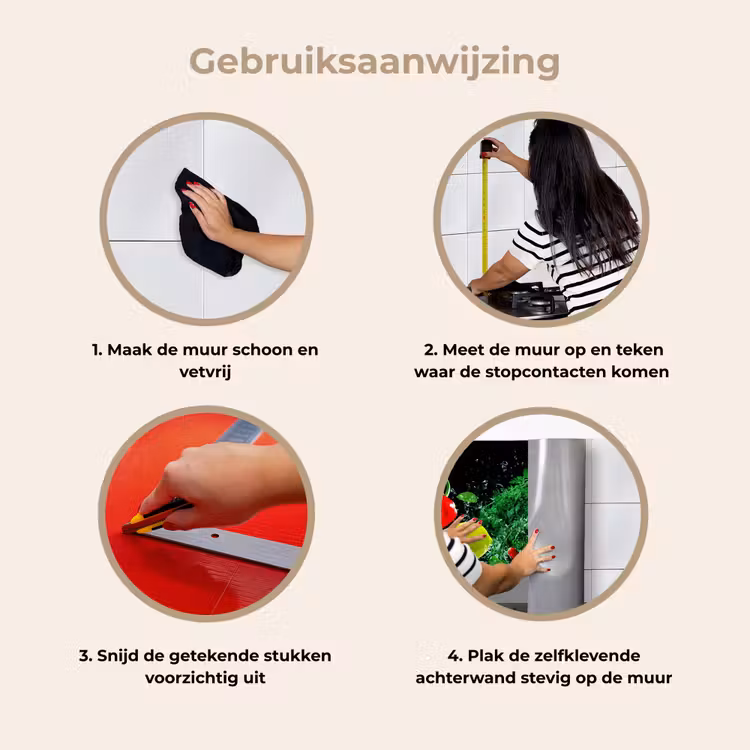 Keuken achterwand - Groente - Splash - Zwart — 9