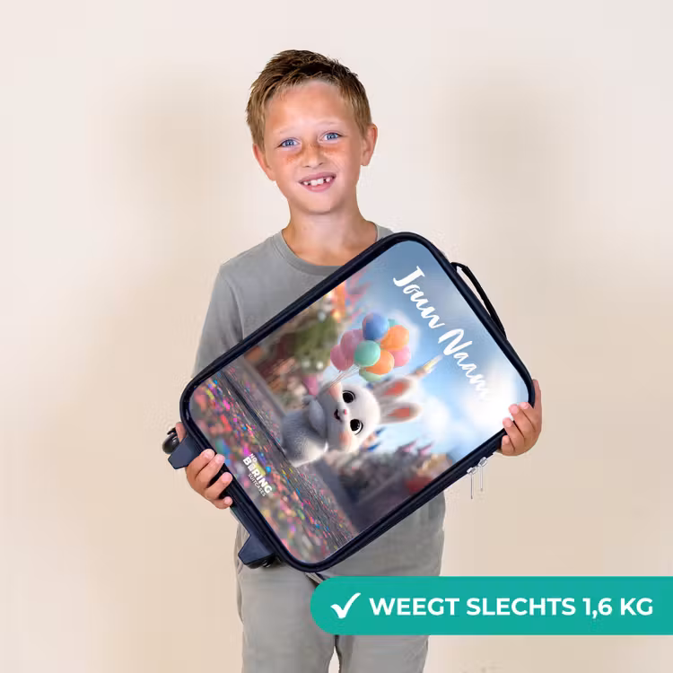 Kinderkoffers met naam - konijn - Ballonnen — 3