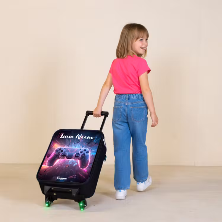Kinderkoffers met naam - Controller - Neon - Game — 2