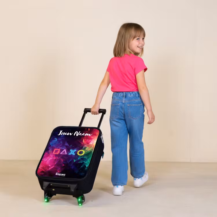 Kinderkoffers met naam - Symbolen - Game - Kleurrijk — 2