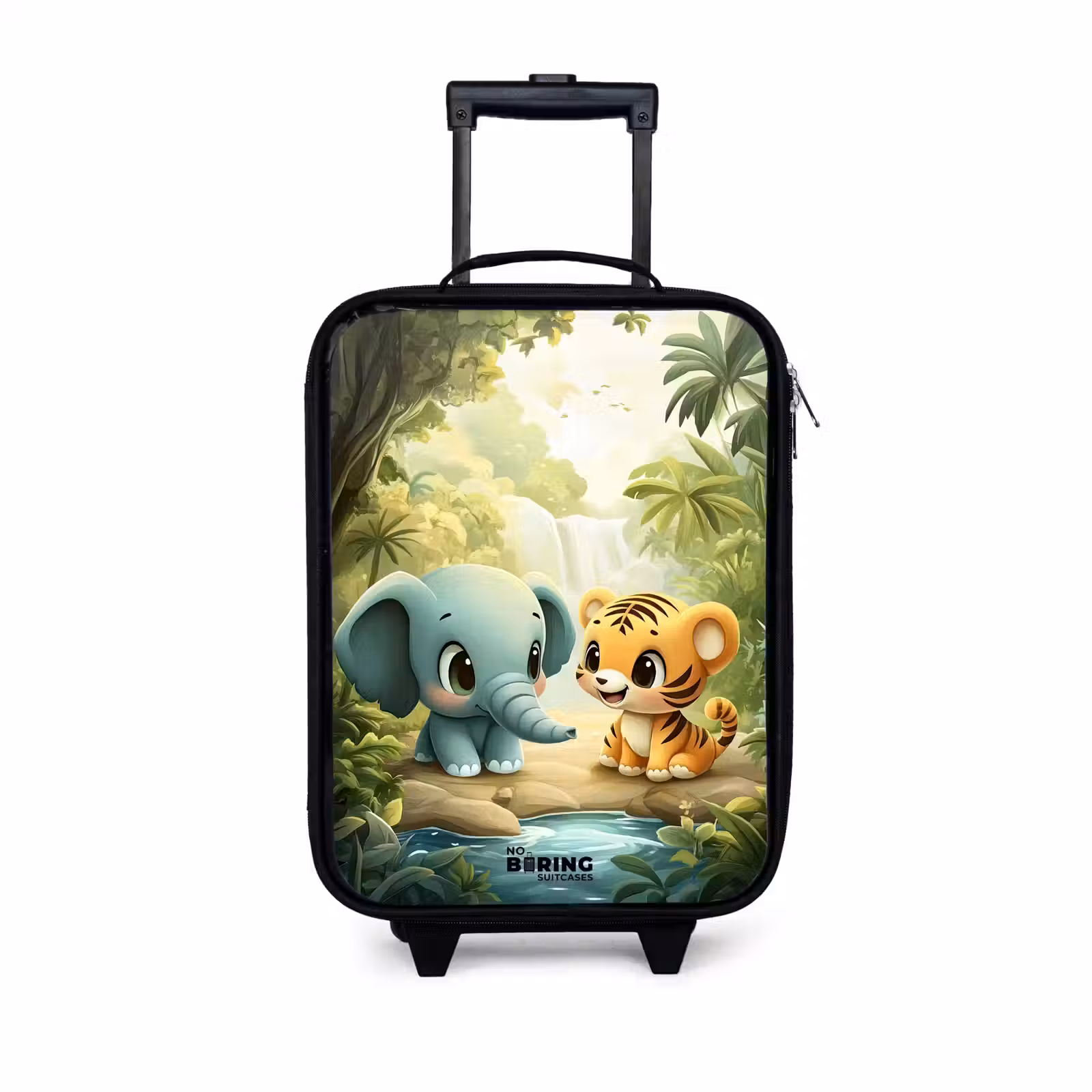 Kinderkoffers met naam - Olifant - Tijger - Bos - Jungle — 1