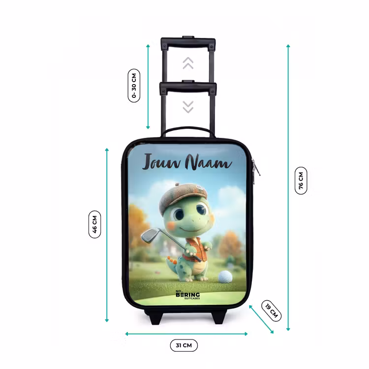 Kinderkoffers met naam - Golf - Dino - Groen — 7