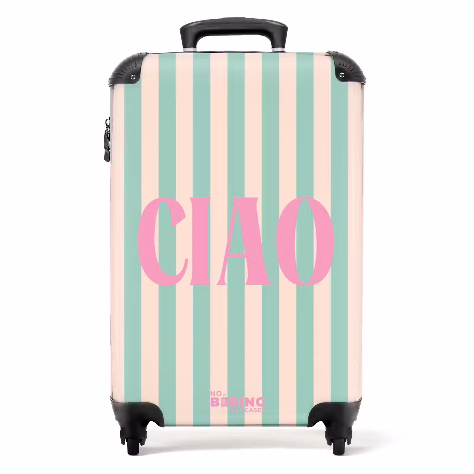 Koffer - Quotes - Ciao mintgroen en zalmkleur — 1