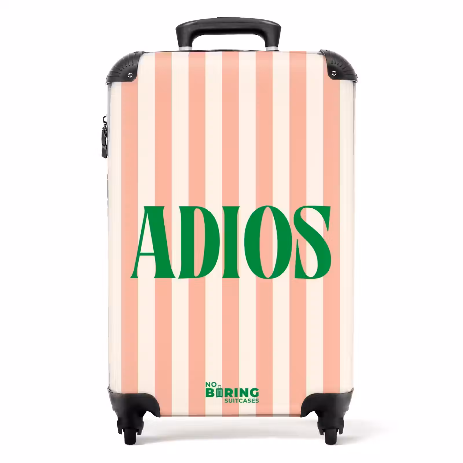 Koffer - Quotes - Adios zalmroze en roomwit — 1