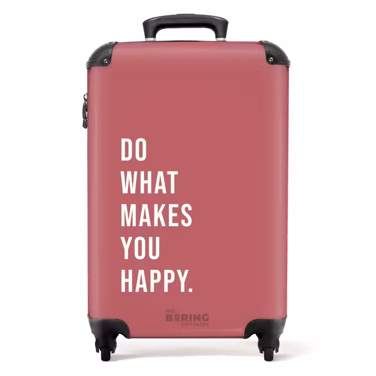 Koffer - Quotes - Do what makes you happy bessenrood — 1