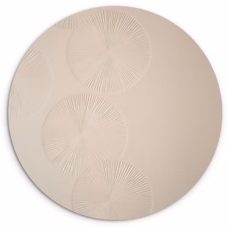 Muurcirkel - Japandi - Beige - Modern — 1