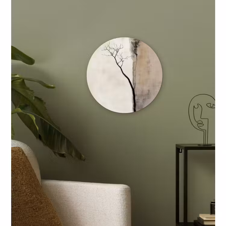 Muurcirkel - Wabi sabi - Plant - Beige — 3
