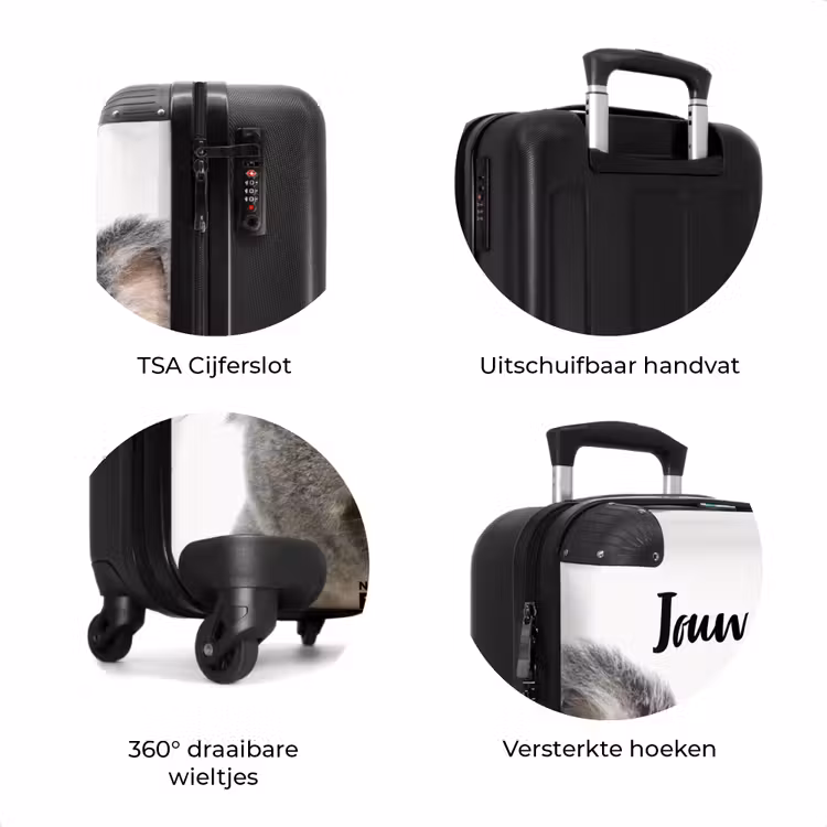 Koffer met naam - Schattige Koala Beer — 7