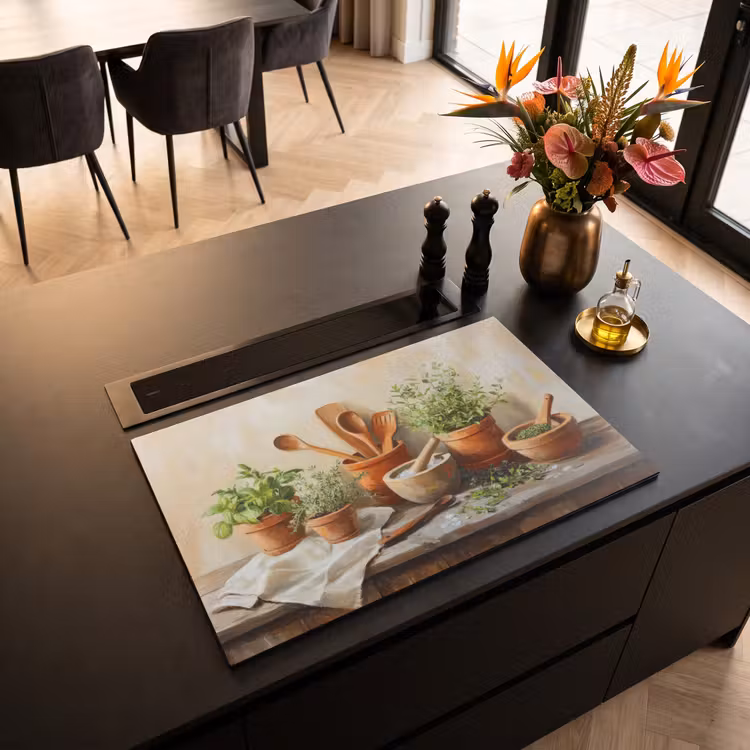 Inductie beschermer - Potten - Kruiden - Hout — 3