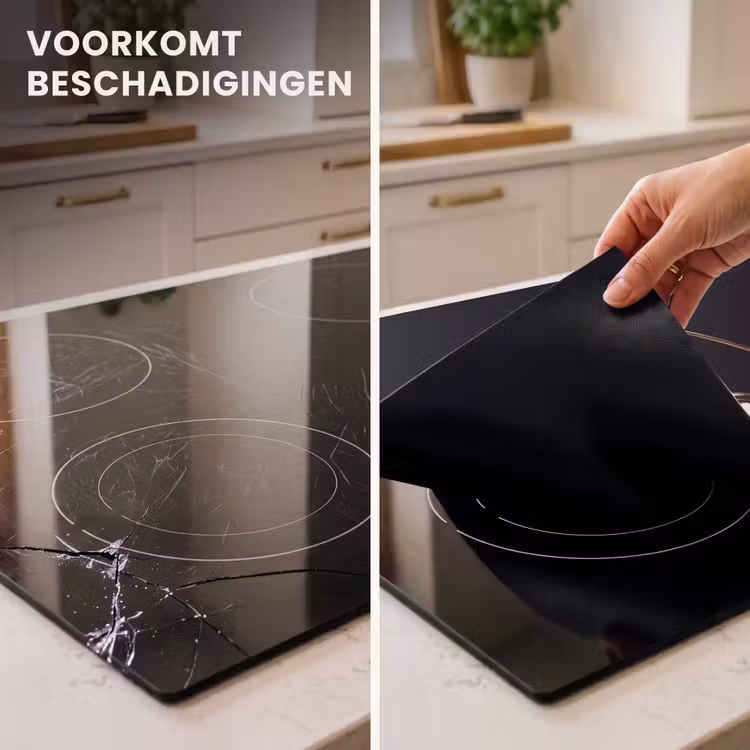 Inductie beschermer - Kersen - Zwart - Goud - Chrome — 2