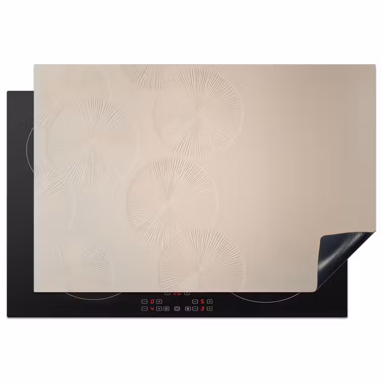 Inductie beschermer - Japandi - Beige - Modern — 1