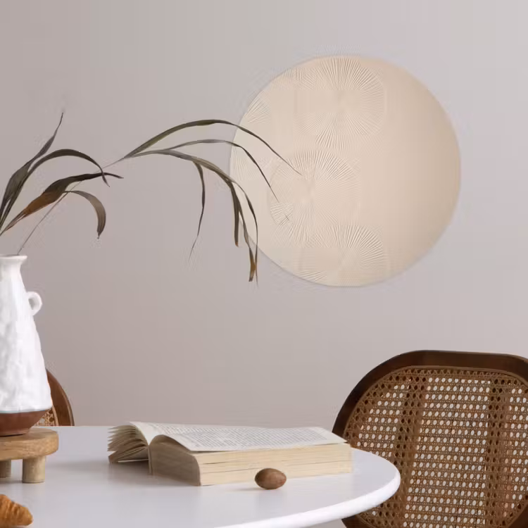 Behangcirkel - Japandi - Beige - Modern — 4