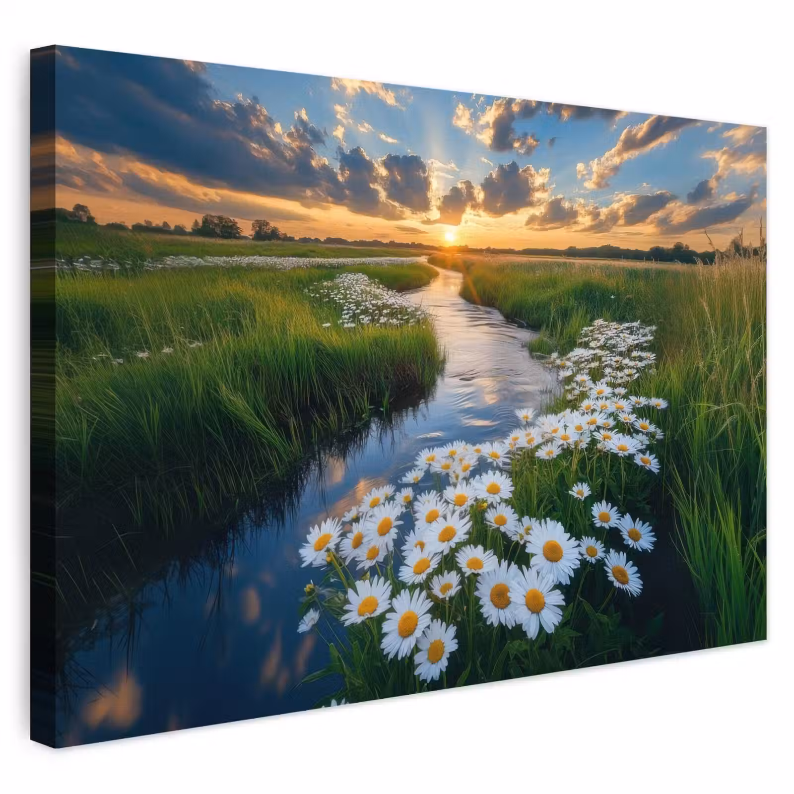 Buiten canvas - Beekje - Landschap - Margriet — 1