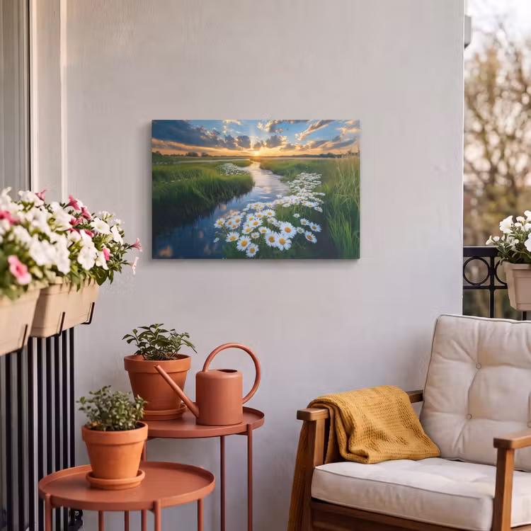 Buiten canvas - Beekje - Landschap - Margriet — 3
