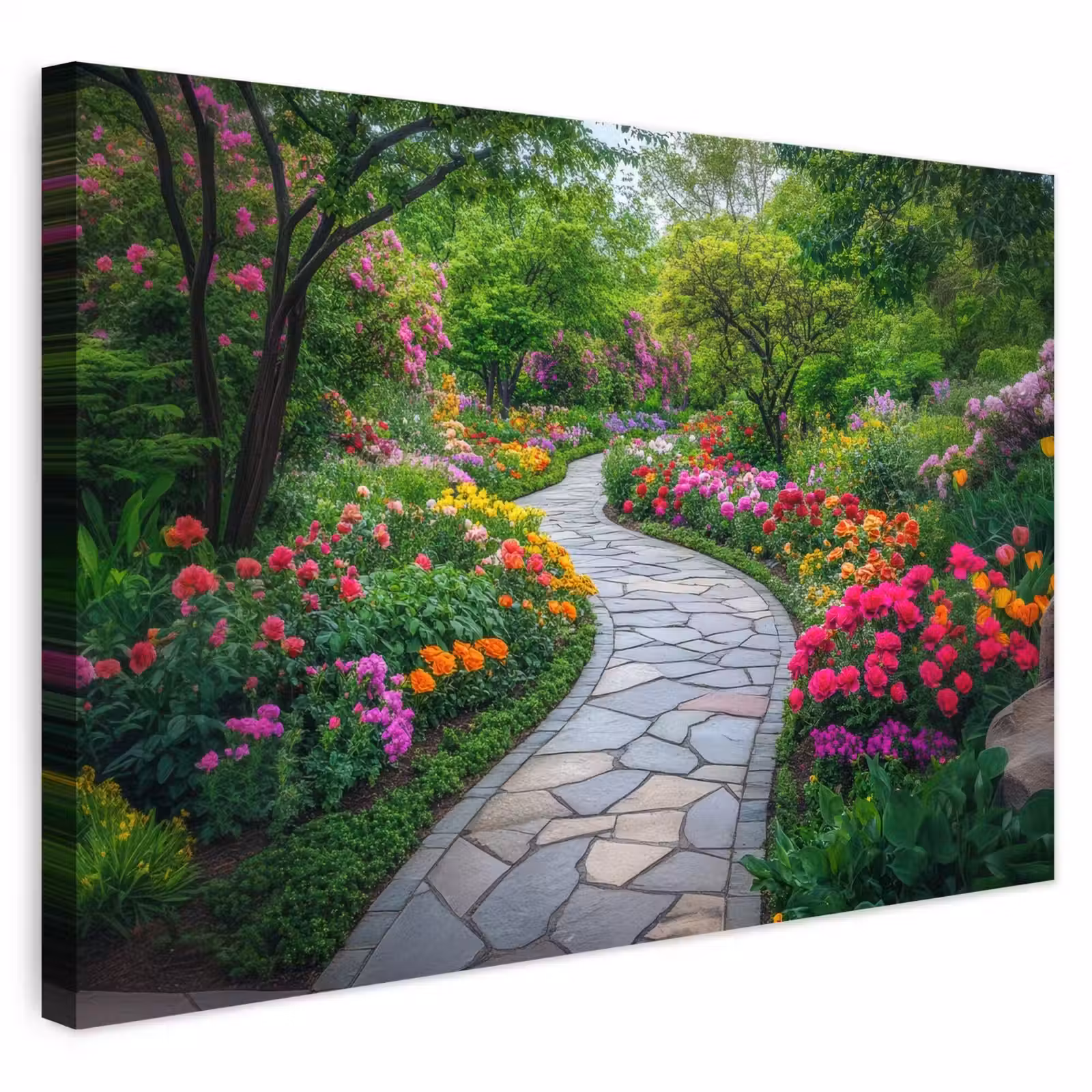 Buiten canvas - Park - Bloemen - Tuin — 1