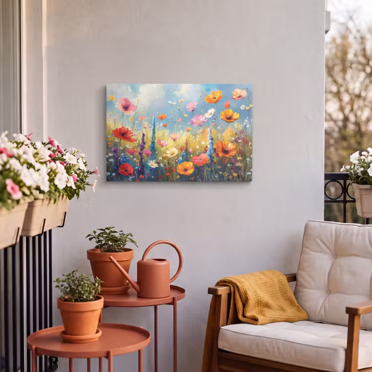 Buiten canvas - Bloemen - Natuur - Botanisch - Kunst — 3