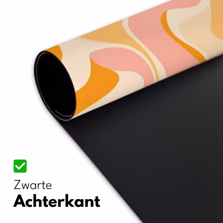 Bureau onderlegger - Abstract - Golvend - Oranje — 4