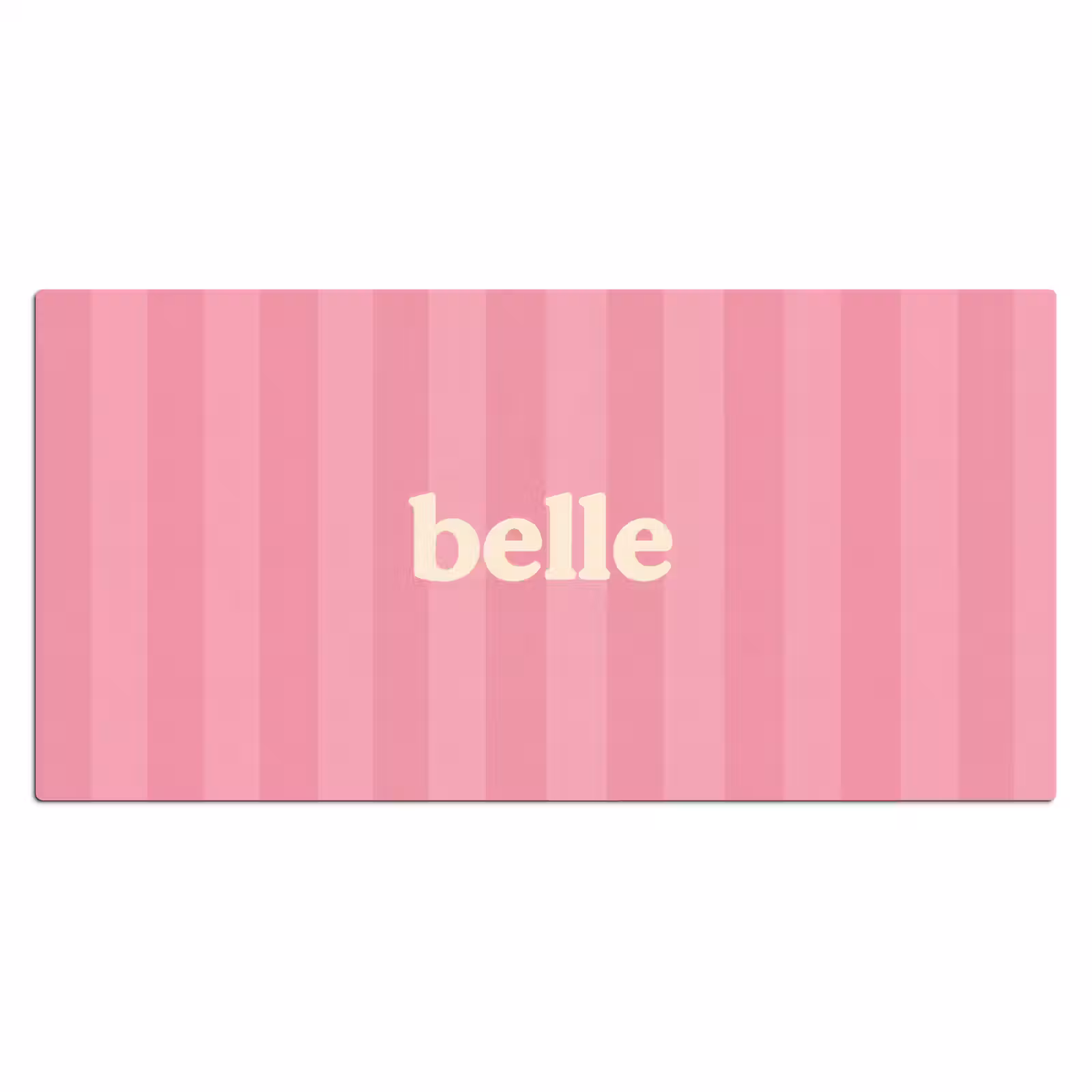 Bureau onderlegger - Roze - Gestreept - Belle — 1