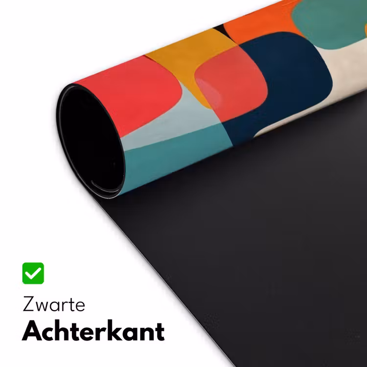 Bureau onderlegger - Vormen - Kleurrijk - Abstract - Vlakken — 4
