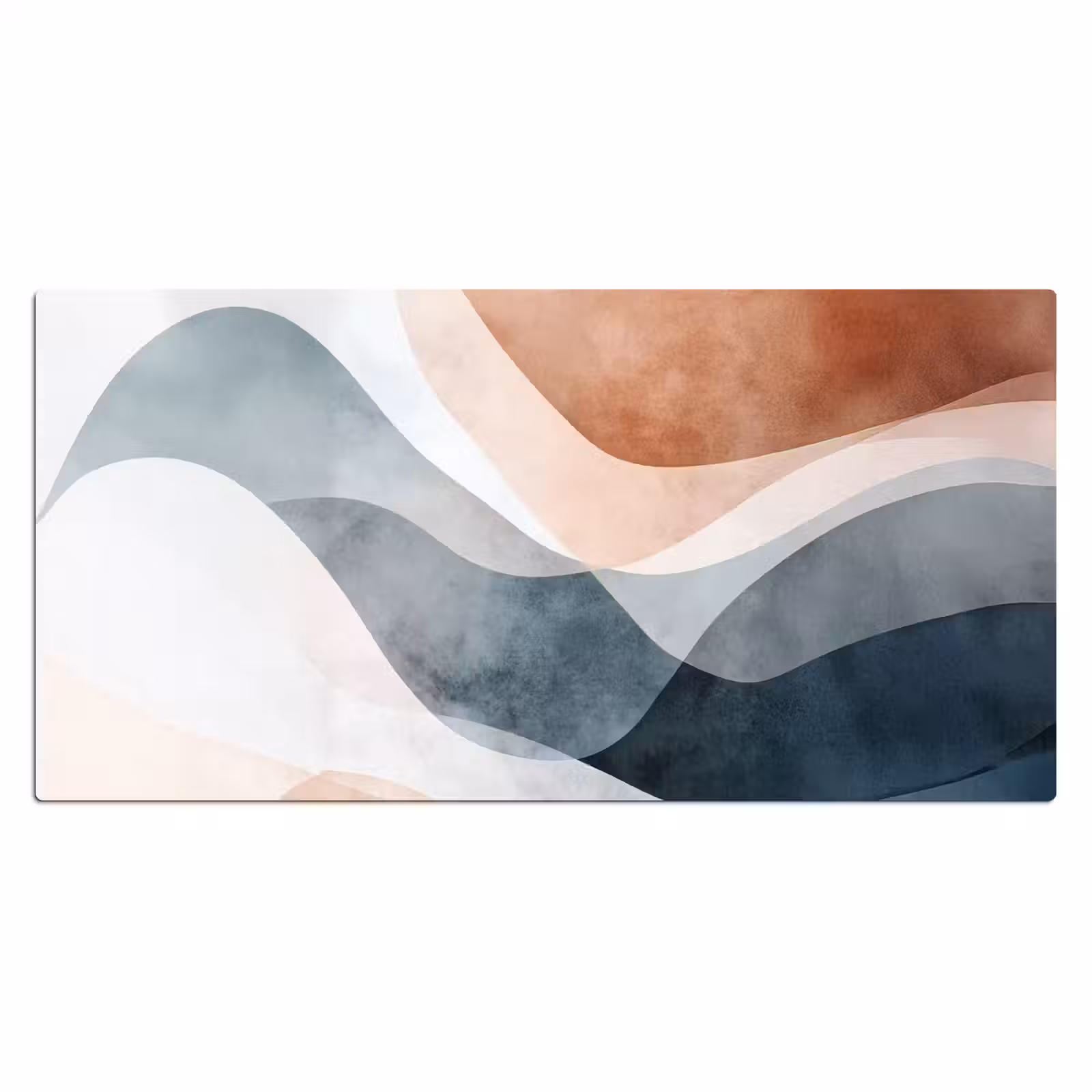 Bureau onderlegger - Abstract - Golven - Blauw — 1