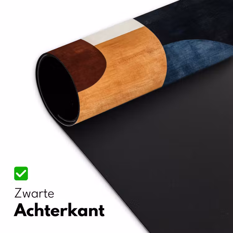 Bureau onderlegger - Abstract - Vormen - Donkerblauw — 4