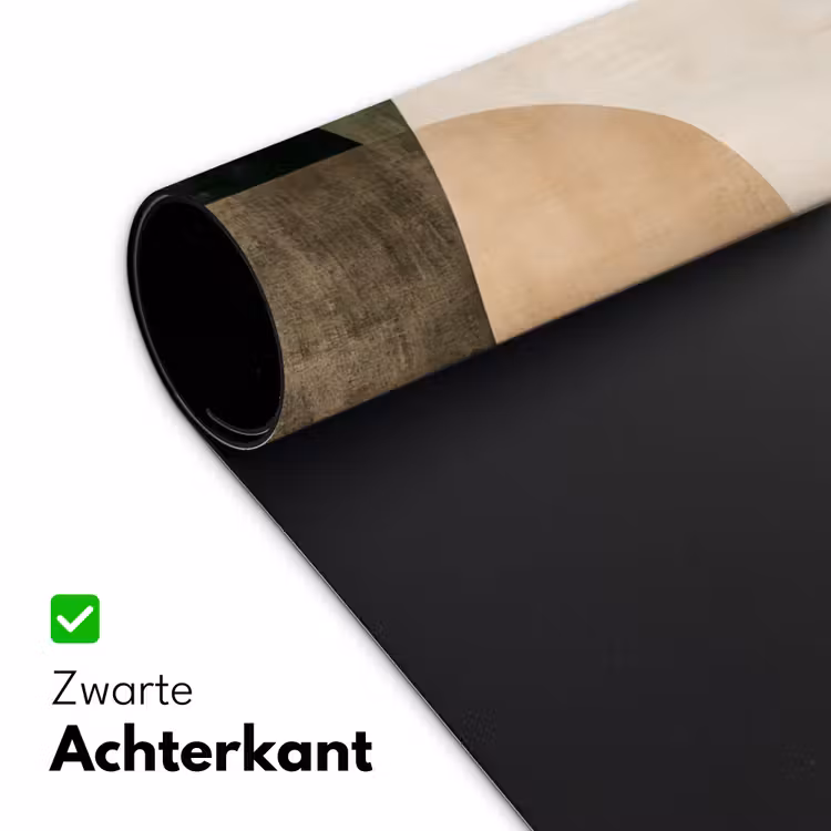 Bureau onderlegger - Vormen - Okergeel - Abstract — 4