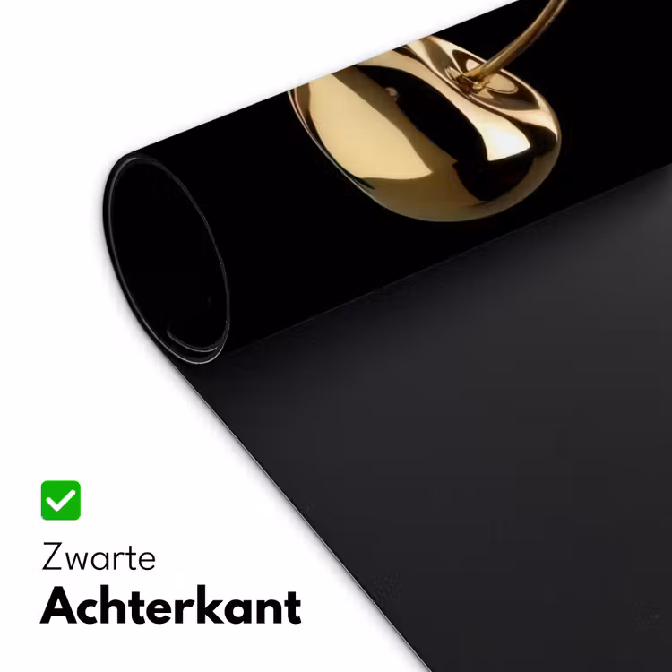 Bureau onderlegger - Kersen - Zwart - Goud - Chrome — 4