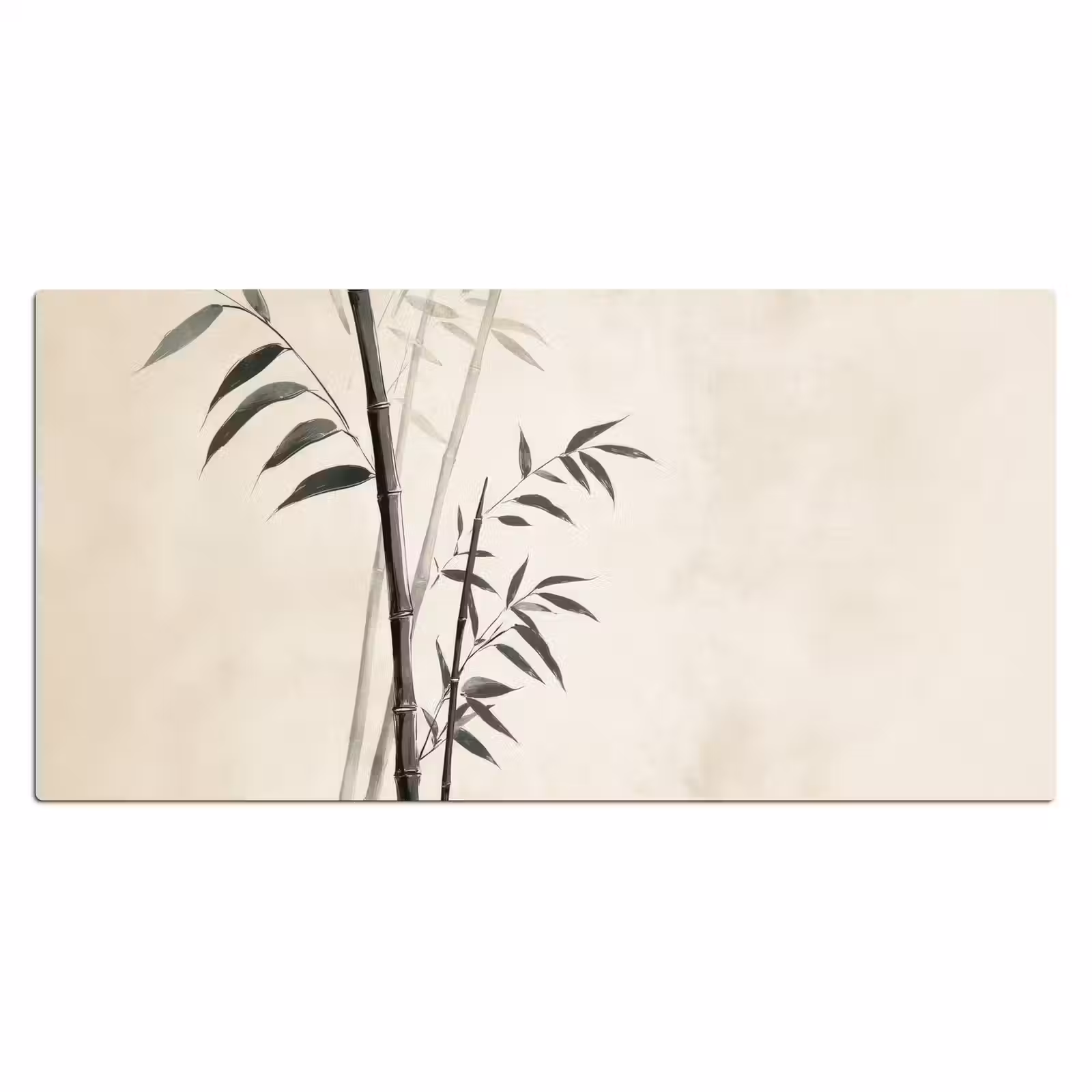 Bureau onderlegger - Japandi - Bamboe - Beige — 1