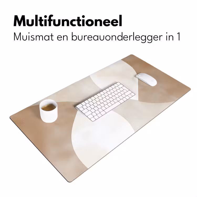 Bureau onderlegger - Bruin - Japandi - Abstract — 6