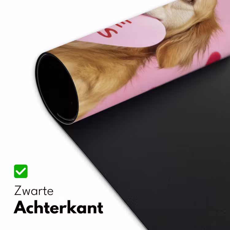 Bureau onderlegger - Hond - Kiss- Valentijn - Hartjes — 4