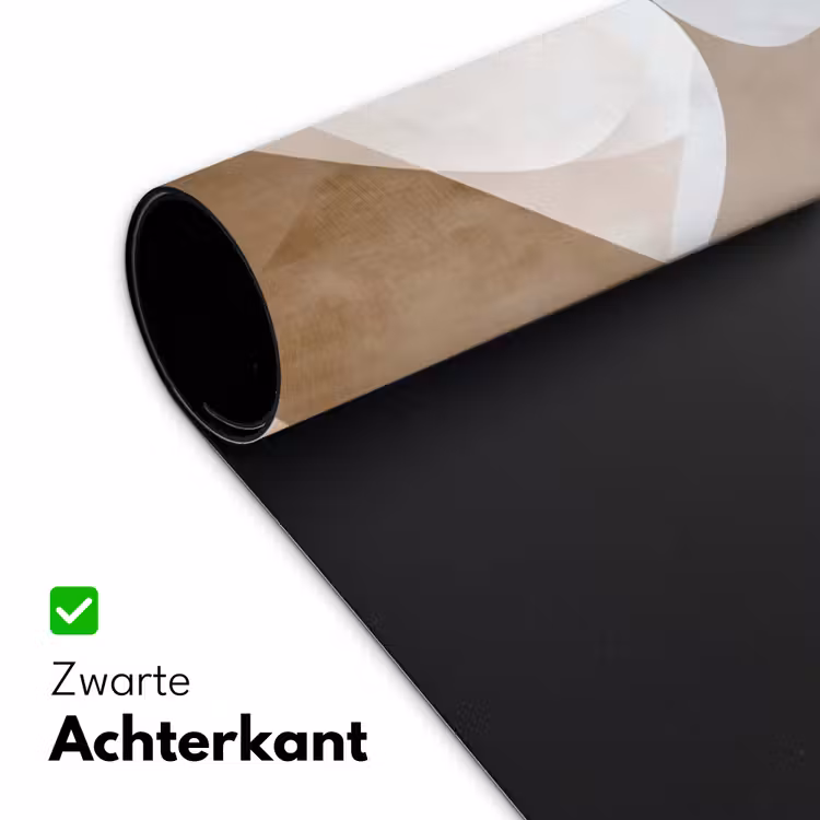 Bureau onderlegger - Ovale vormen - Transparant - Zachte overgang — 4