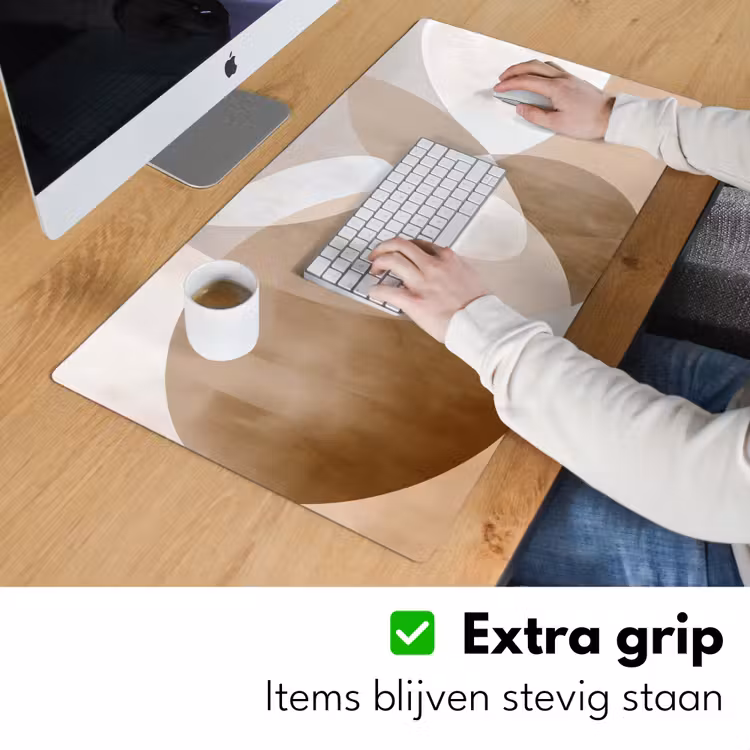 Bureau onderlegger - Ovale vormen - Transparant - Zachte overgang — 5