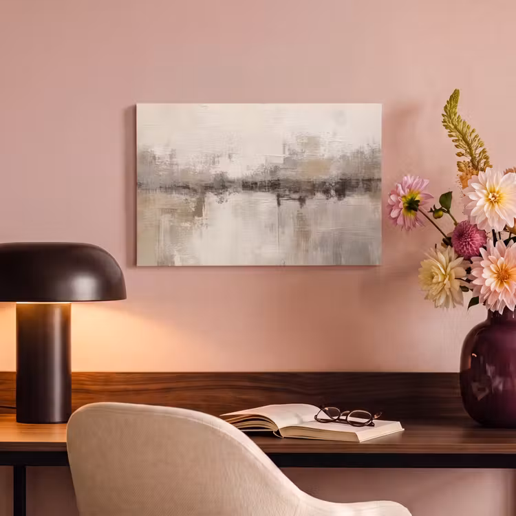 Canvas schilderij - Moderne kunst - Abstract - Beige — 4